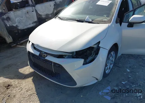 2020 Toyota Corolla Le z USA, uszkodzony, nr VIN JTDEPRAE4LJ057655